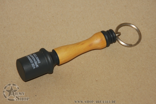 WWII German Army HGR24 Miniature Wooden Grenade Key Holder