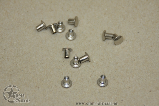 DATA PLATE STEEL RIVETS  (Set of 12)