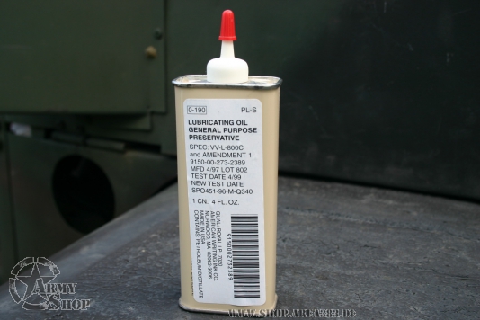 US Army Lubricating Oil