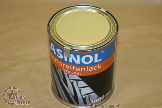 Peinture pour pneus 1000 ml Noir