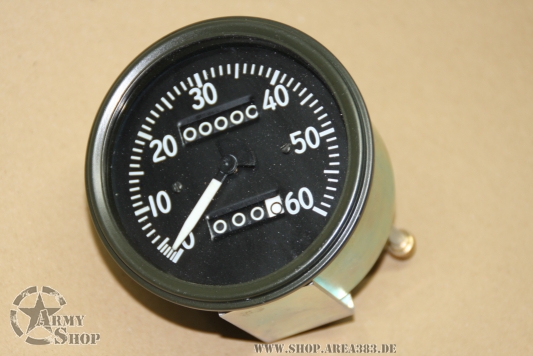 Speedometer For Late Ford GPW (Short Needle)