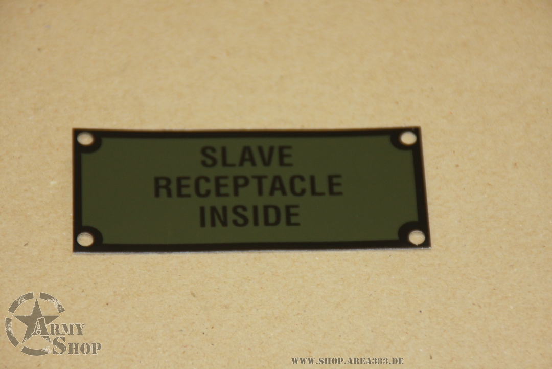 Plate Slave Receptacle Inside