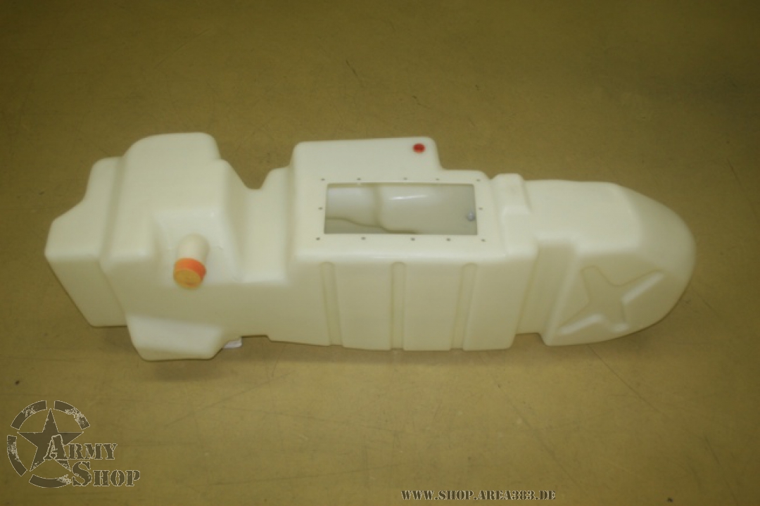 military hummer gas tank size
