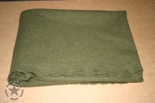 couverture en laine OLIVE Army