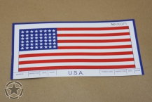 WADING FLAG D-DAY  Papierdruck nicht klebend