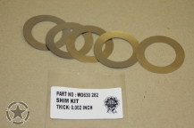 SHIM KIT, crankshaft 5 shims of 0.002 inch. Willys MB