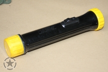 Flashlight Fulton Mfg. Safty Yellow. 3 cell