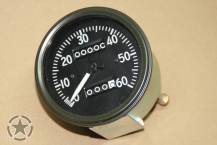 Tachometer MILES For Late Ford GPW (Short Needle)