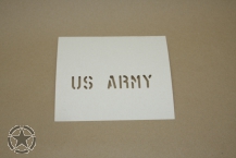 Schriftschablone US ARMY 1 Inch