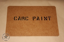 Stencil CARC PAINT 1 Inch