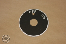 Switch ON-OFF Data Plate