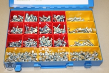 UNC Assortment Kit 529 pieces Steel 8.8 / Grade 5   zinc plated